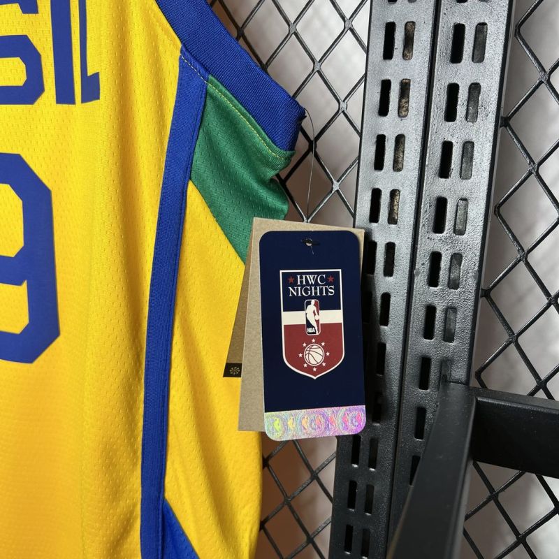 Brazil 2024/25 L. Dias#99 Home Basketball Jersey National Team