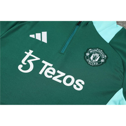 Suéter e calça adulto Manchester United 2024/25 com zíper 14001