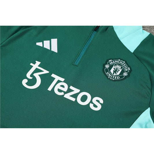 Manchester United 2024/25 Half-Zip Adult Sweater+Pant 14001