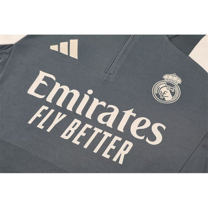 Suéter e calça adulto com zíper médio Real Madrid 2024/25 14001