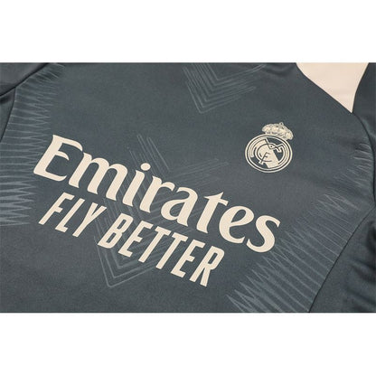 Suéter e calça adulto com zíper médio Real Madrid 2024/25 14001