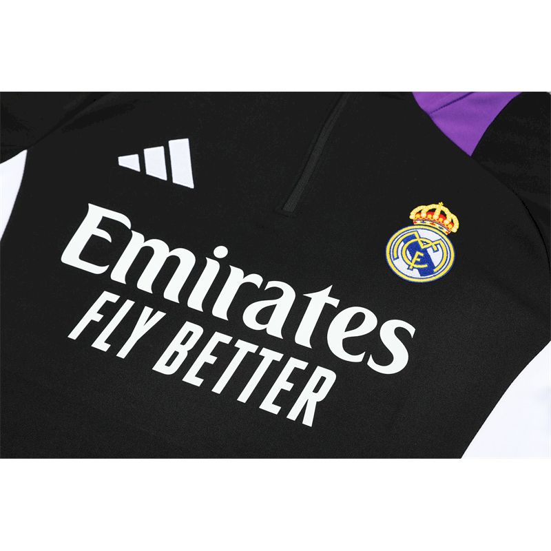 Suéter e calça adulto com zíper médio Real Madrid 2024/25 14001