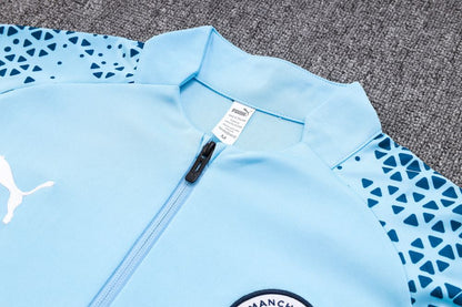 Suéter e calça Manchester City 2023/24 com zíper e meio zíper 815