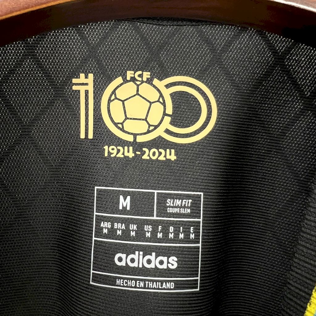 Men's Colombia 2024/25 100th Black Anniversary Jersey