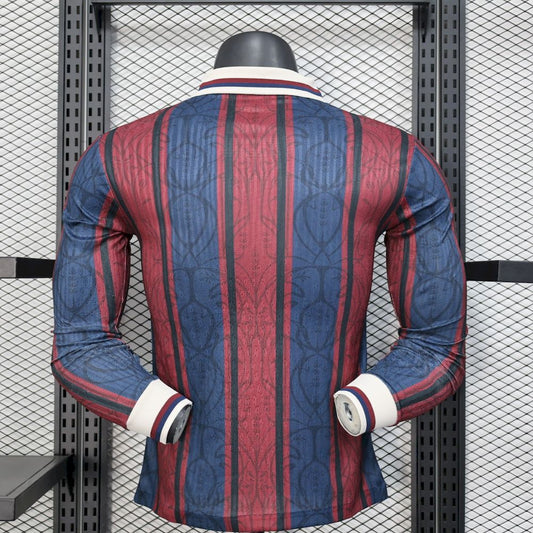 Barcelona 2025/26 Modernist Long Sleeves Jersey Player Version