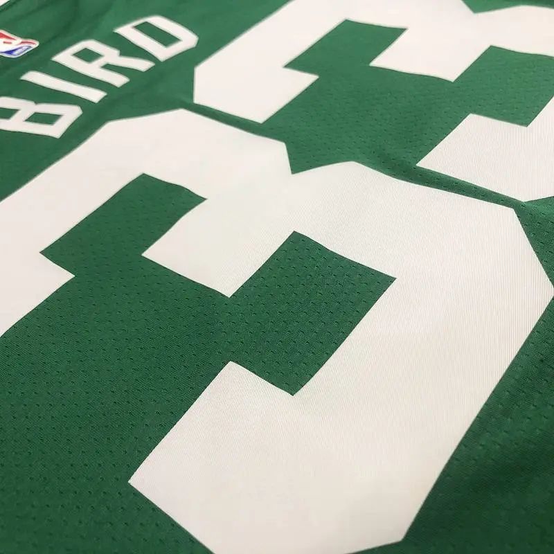 Camisa masculina Larry Bird verde versão jogador - Edição Ícone