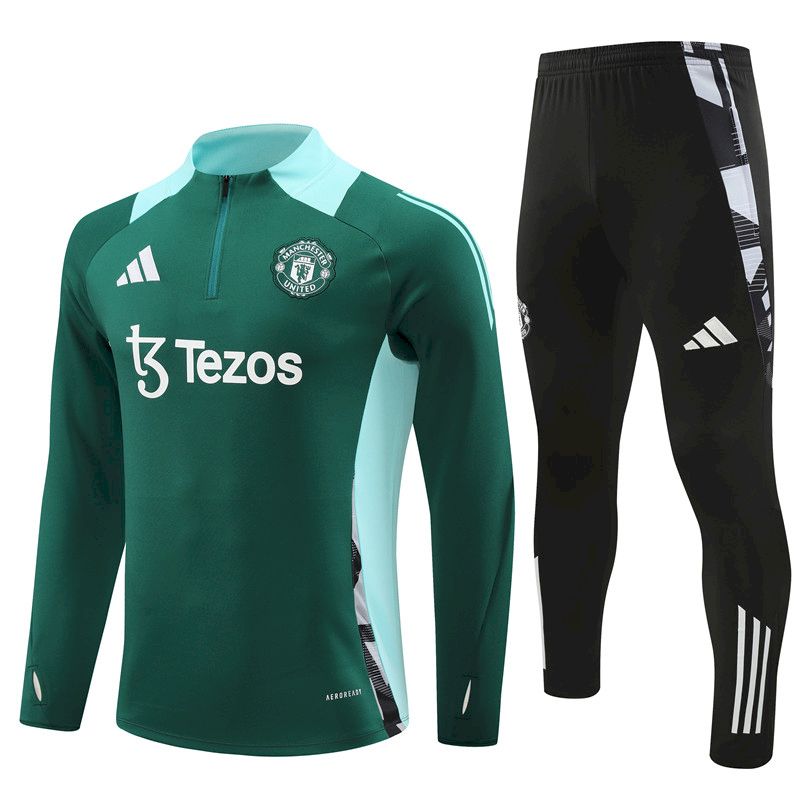 Suéter e calça adulto Manchester United 2024/25 com zíper 14001