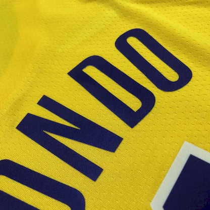 Men’s Rajon Rondo Yellow Team Jersey – 75th Anniversary Edition