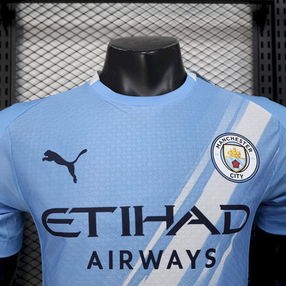 Men's Manchester City 2025/26 Home Jersey Player Version