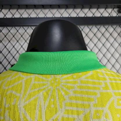 Men's Brazil 2024/25 Home Long Sleeve Jersey Player Version