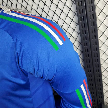 Camisa Itália Euro 2024/25 Home Manga Longa Versão Jogador