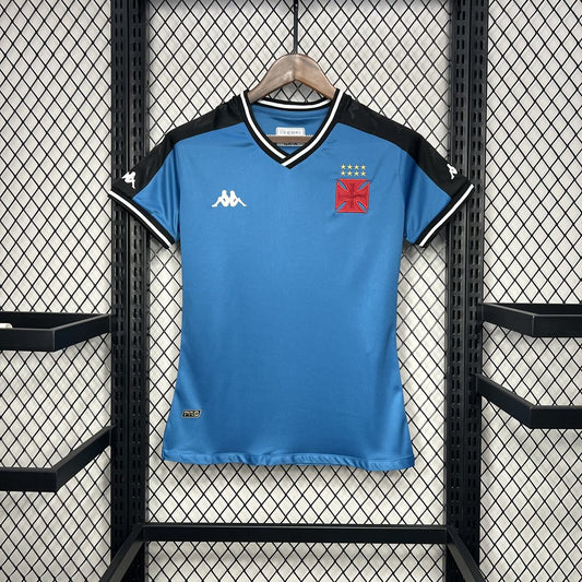 Camisa pré-jogo feminina azul-celeste Vasco da Gama 2024/25