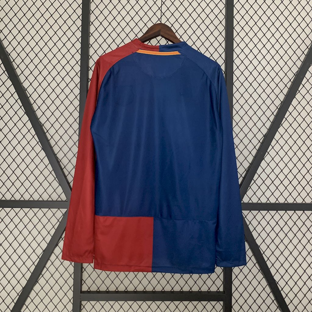 Camisa retrô de mangas compridas do Barcelona 2008/09 Home