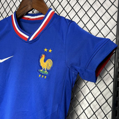 França 2024/25 Euro Home Kit Infantil