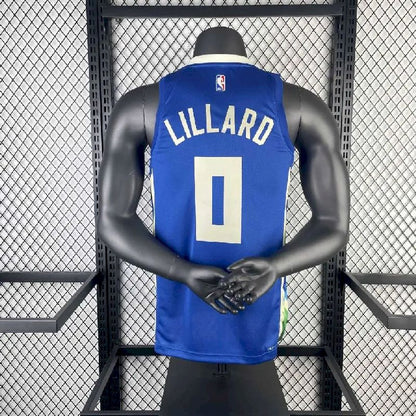 Camisa Damian Lillard Azul Masculina 2023 – Edição City