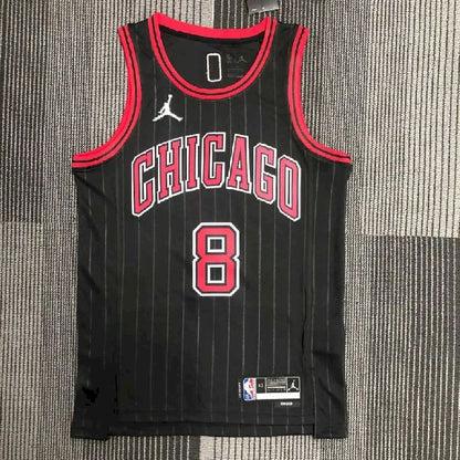 Men’s Zach LaVine Black Team Jersey – Statement Edition