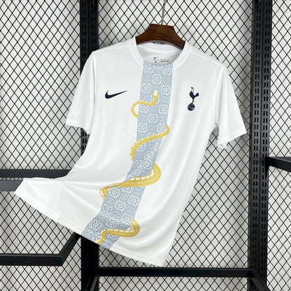Camisa Tottenham Hotspur 2025/26 Edição Cobra Ouro Branco