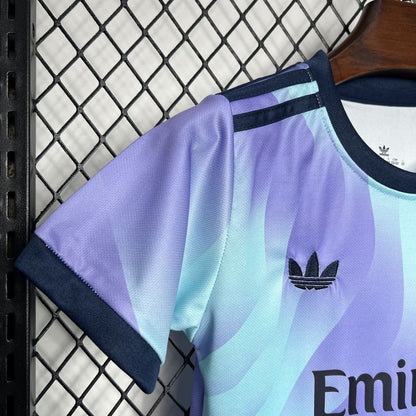 Terceiro uniforme infantil do Arsenal 2024/25