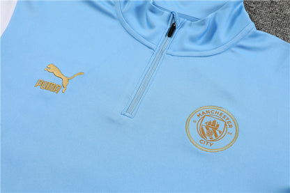 Suéter e calça Manchester City 2023/24 com zíper e meio zíper 14001