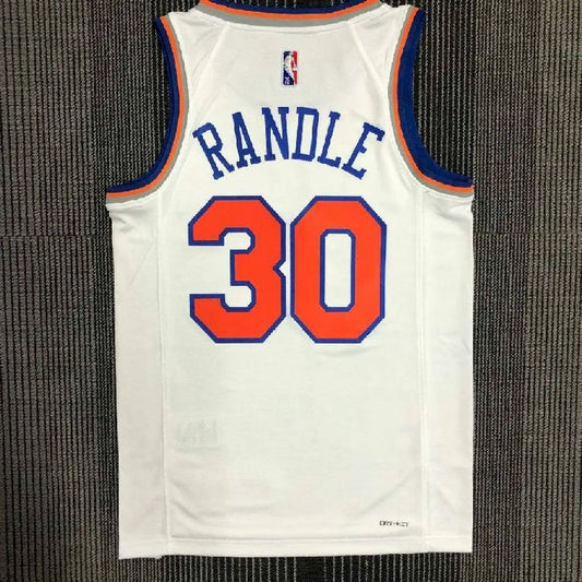 Men’s Julius Randle White Team Jersey – 75th Anniversary Edition