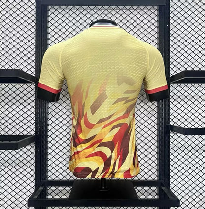 Men's Spain 2024/25 Yellow Jersey Player Version