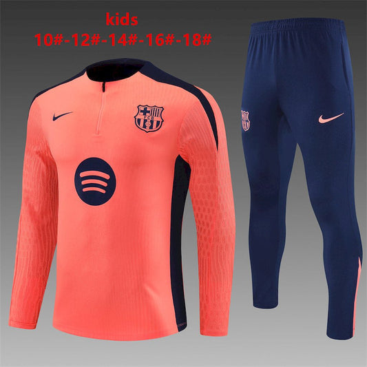 Barcelona 2024/25 Half-Zip Kids Sweater+Pant 14001