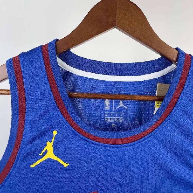 Camisa Masculina Aaron-Gordon Azul – Edição Statement