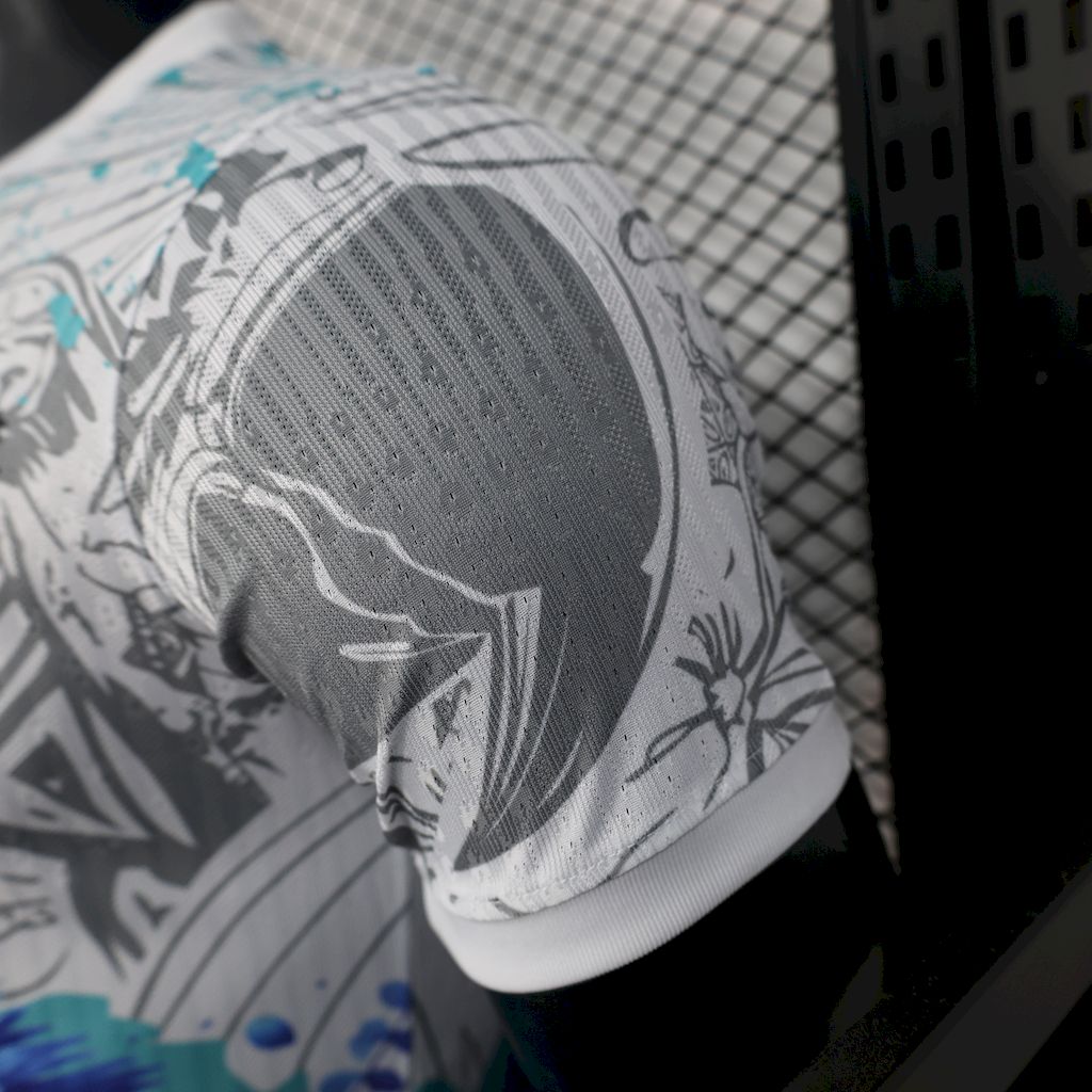 Men's Brazil 2025/26 White Parrot Edition Jersey Player Version