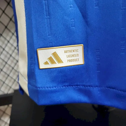 Camisa Itália Euro 2024/25 Home Manga Longa Versão Jogador