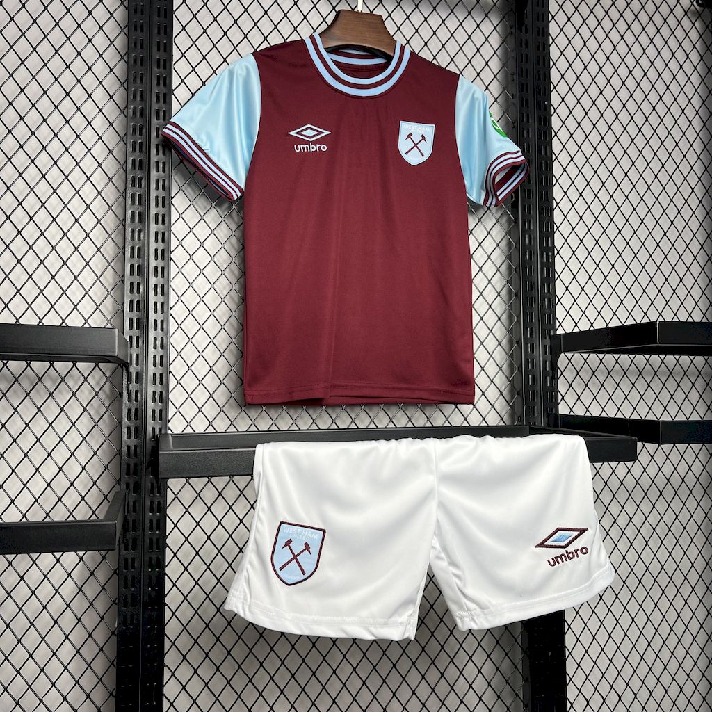 Kit Infantil Home do West Ham United 2024/25