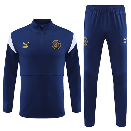 Suéter e calça Manchester City 2023/24 com zíper e meio zíper 14001