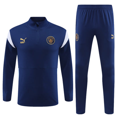 Suéter e calça Manchester City 2023/24 com zíper e meio zíper 14001