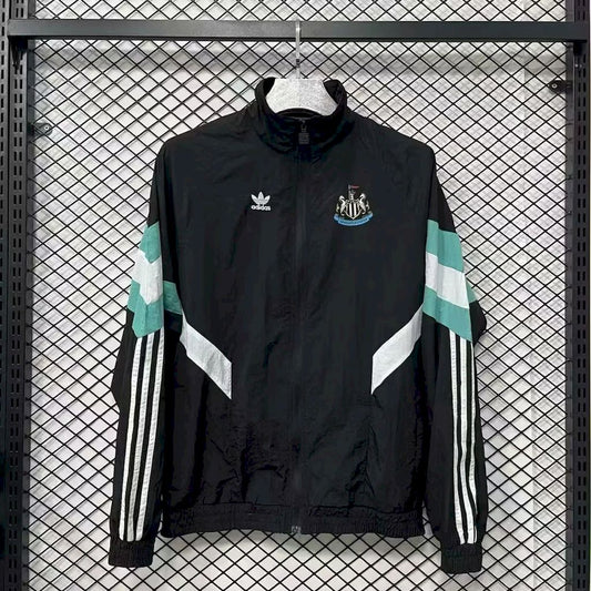 Newcastle United 2025/26 Black Windbreaker