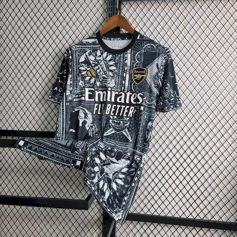 Men's Arsenal 2023/24 Street Style Pre-Match Jersey