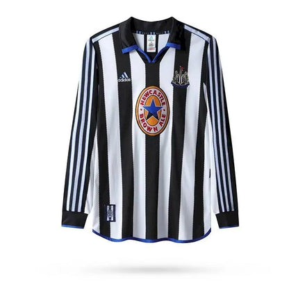 Camisa retrô de mangas compridas do Newcastle United 1999/2000 Home