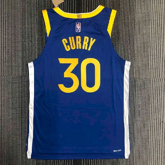 Men’s Stephen Curry Blue Team Jersey – Authentic Edition