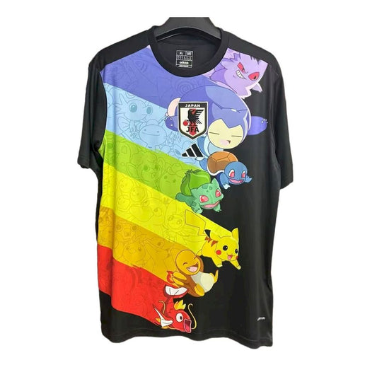 Camisa preta do Japão Pokémon Journeys 2024/25