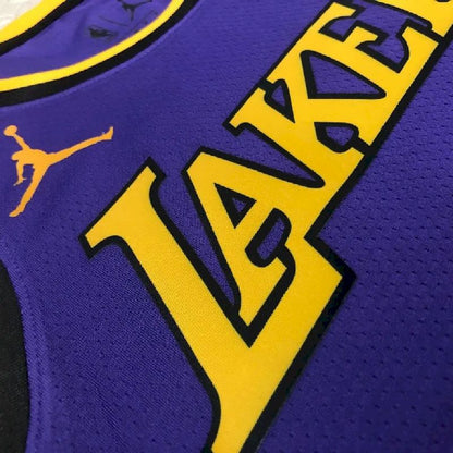 Men’s LeBron James Purple Team Jersey – Statement Edition
