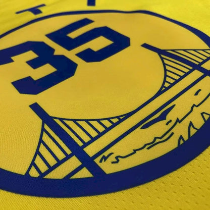 Camisa Kevin Durant Masculina Amarela Versão Jogador – The City Classic Edition