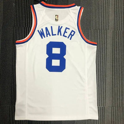 Camisa Kemba Walker Masculina Branca 2021-22 75º Aniversário – Edição Clássica