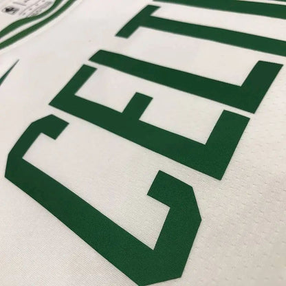 Camisa Jayson Tatum branca masculina versão jogador - edição associação