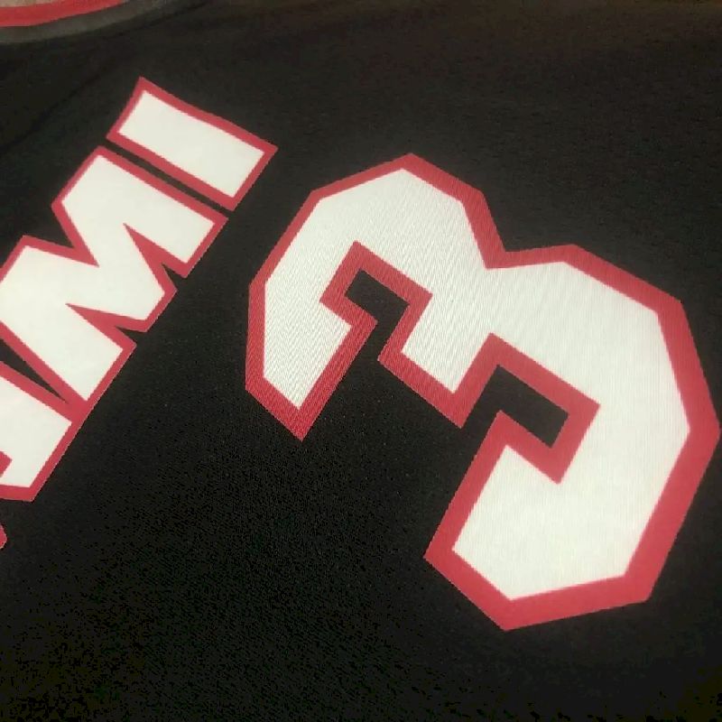 Camisa preta masculina Dwyane Wade Team