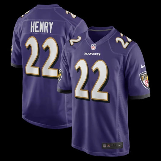 Jersey NFL Baltimore Ravens Derrick Henry 22
