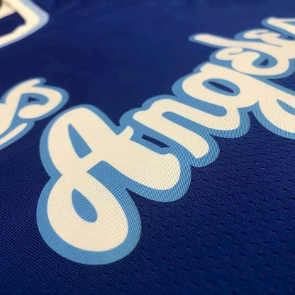 Camisa Kyle Kuzma Azul Masculina Versão Jogador – Edição Clássica Retro