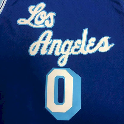 Camisa Masculina Russell Westbrook Royal Retro Classics 2020-21 Swingman Player Version – Edição Clássica