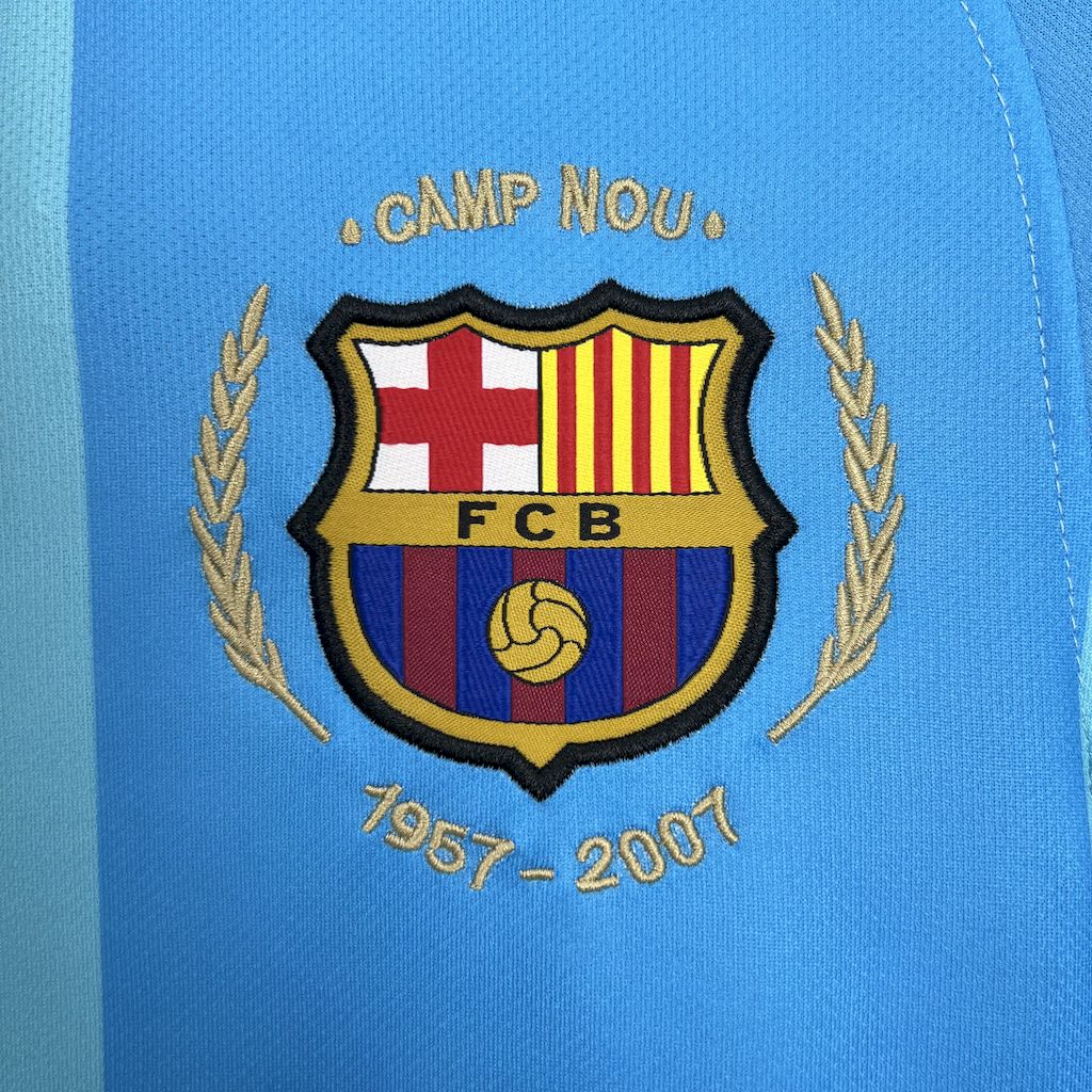 Camisa retrô alternativa do Barcelona 2007/08