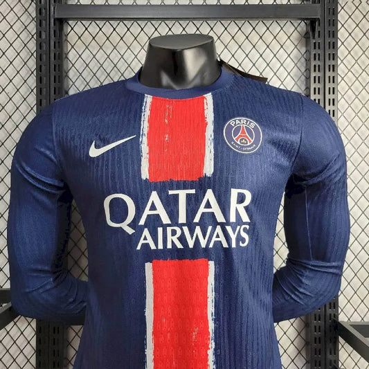 Paris Saint-Germain 2024/25 Home Long Sleeves Jersey C Player Version