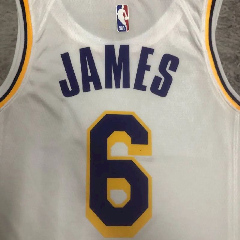 Men’s LeBron James White Team Jersey