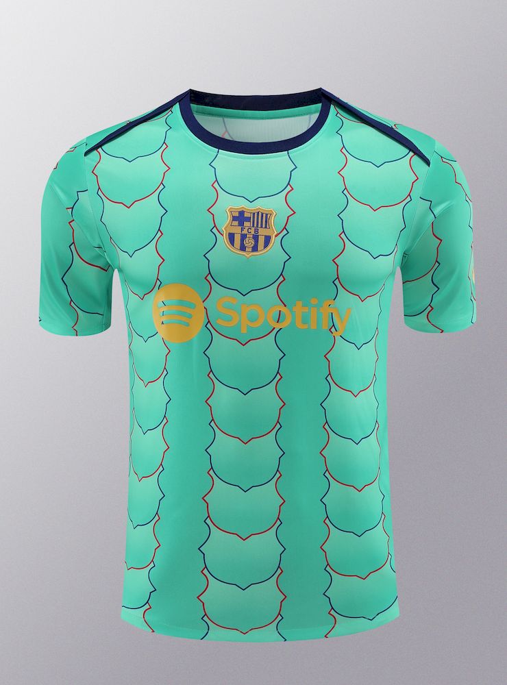 Camisa de treino adulto Barcelona 2023/24 + short 418