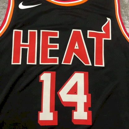 Camisa masculina Tyler Herro Black Classics Swingman Player Version